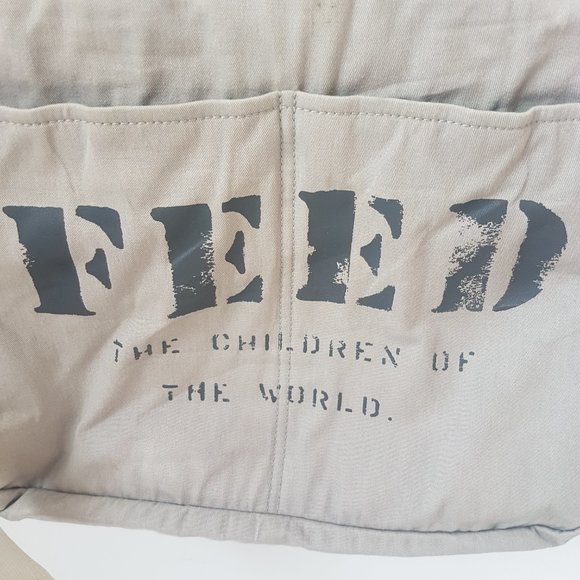 FEED Projects Diaper Tote Shoulder Bag 100% Cotton Feed the Children o.Worl (86) - Picture 14 of 14